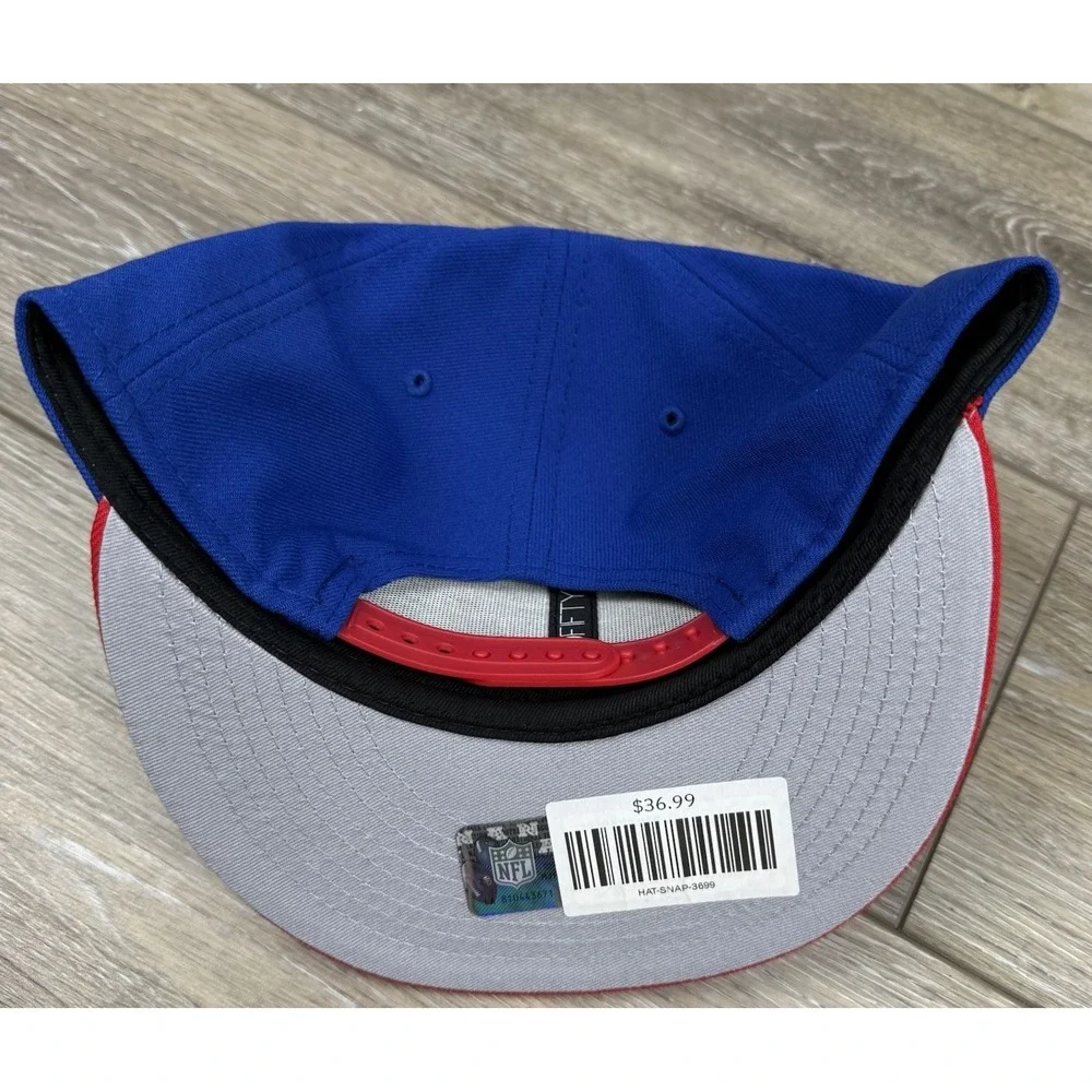 New Era New England Patriots 9FIFTY Snapback Hat Cap Blue Adults Adjustable NFL
